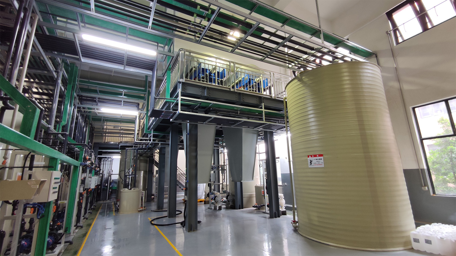 電鍍含氟廢水處理工藝